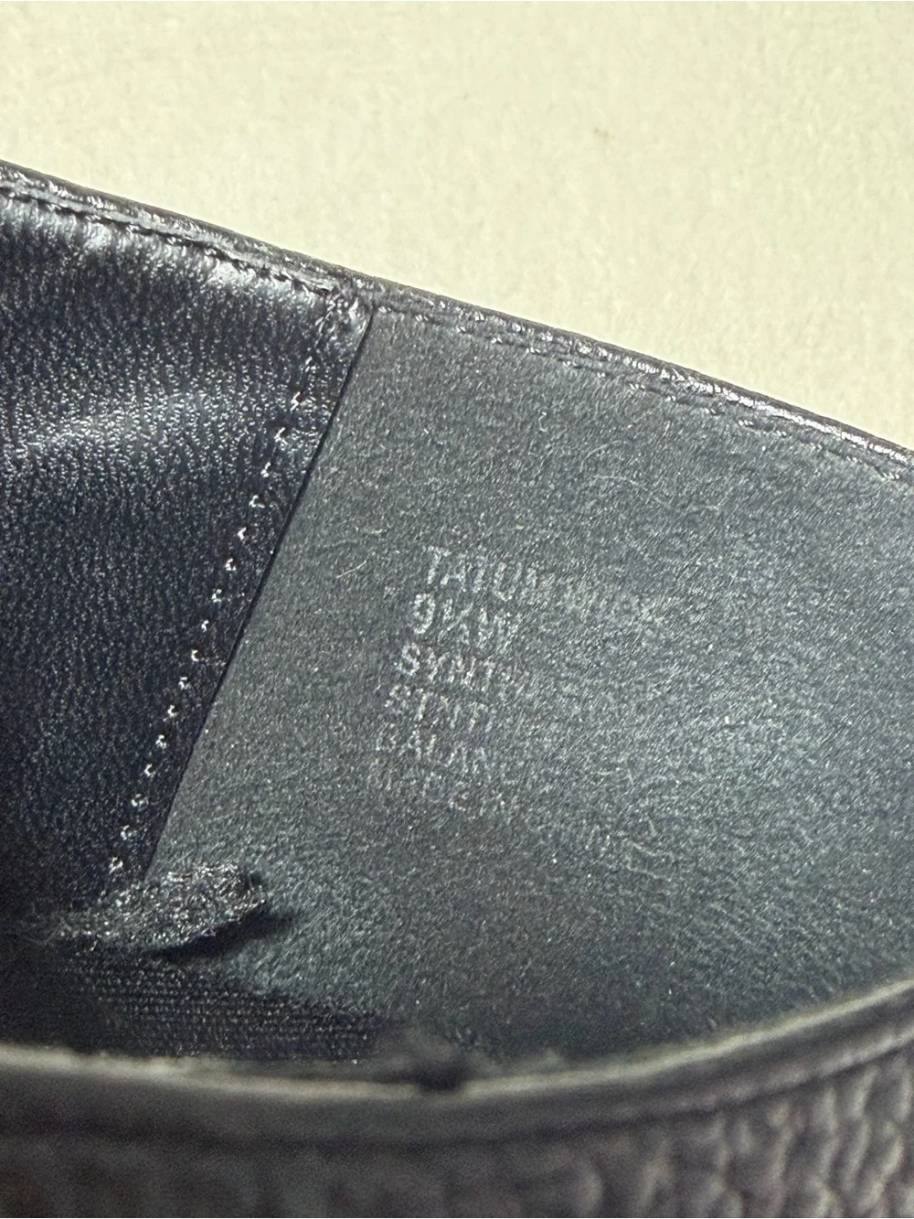 FlexStep Tatum Black Faux Leather Slip On Loafers Women’s Size 9.5 Wide